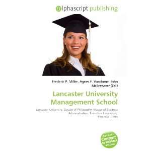  Lancaster University Management School (9786134083256 