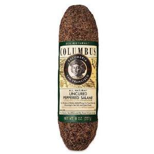 Columbus Salame Company Farm to Table All Natural Pepper Salame 8 