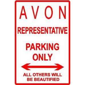  AVON PARKING sign street sale cosmetic bus: Home & Kitchen