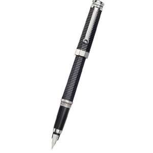  Montegrappa Nerouno Linea Fountain Pen Chrome Fine Office 