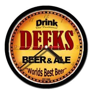  DEEKS beer ale cerveza wall clock: Everything Else