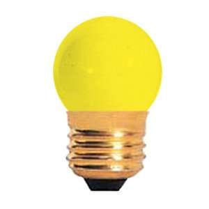   702607   7.5S11Y   Yellow 7.5 Watt S11 Light Bulb, 130 Volt Long Life
