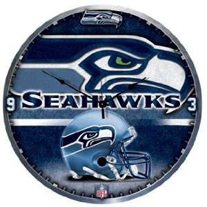  Seahawks Clock   High Definition Art Deco XL Style: Home & Kitchen