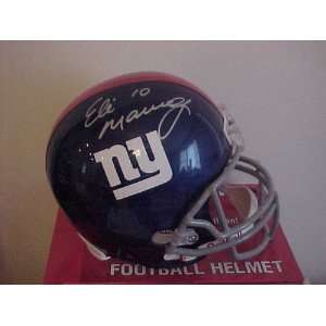 Eli Manning Hand Signed Autographed New York Giants Full Size Riddell 
