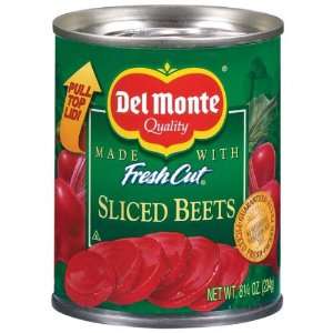 Del Monte Beets Sliced   12 Pack:  Grocery & Gourmet Food