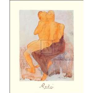  Couple Saphique Assis by Auguste Rodin. Size 16 inches 