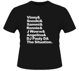 Jersey Shore Miami Ronnie Pauly D Situation Black Shirt  