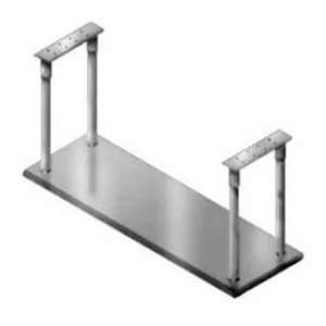   Deck, 18D, 60W, 1 5/8 Posts Run To The Ceiling, Stainless Steel