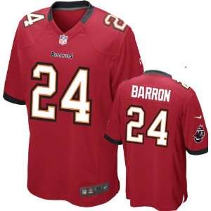 Mark Barron #1 Draft Pick Jersey Home Red Game Replica Nike Tampa Bay 