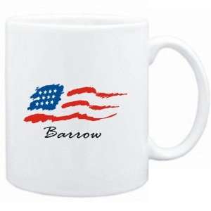  Mug White  Barrow   US Flag  Usa Cities Sports 