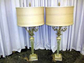   Rembrandt Masterpiece Lamps w 4 Arms/Center Diffusers EXTRA NICE