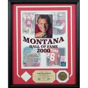  Joe Montana Last Season Game Used Jersey with Photograph 