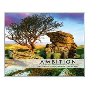  Successories Ambition Tree Unmatted Framed Motivational 