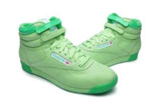 Reebok Womens Shoes Freestyle HI 2 952039 Delta Green  