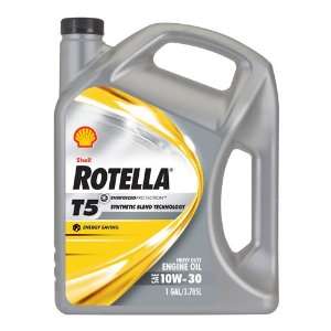  Shell Rotella 550019908 10W 30 T5 Motor Oil   1 Gallon 