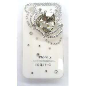   : Big Heart with Crown design case for iphone 4 / 4S: Everything Else