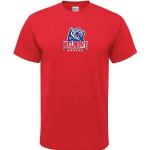 Belmont Bruins Red Logo T Shirt:  Sports & Outdoors