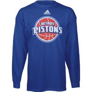  Detroit Pistons Youth adidas Team Logo Fleece Crewneck 