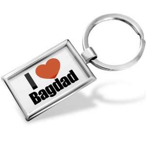 Keychain I Love Baghdad region: Iraq Asia   Hand Made, Key chain ring
