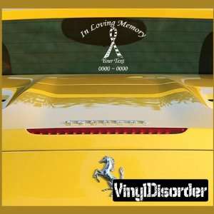   Loving Memory Custom Car or Wall Vinyl Decal Stickers 