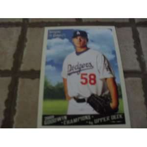   Deck Goodwin Champions Chad Billingsley # 109 Card: Everything Else