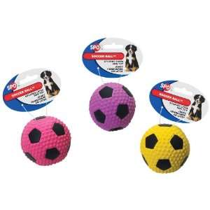    Ethical Stuffed Latex Soccerball 3.1 Inch Dog Toy: Pet Supplies