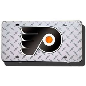 Rico Philadelphia Flyers Diamond Laser License Plate:  