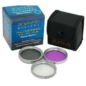   Rokinon FK37 37mm 3 Piece Filter Kit (UV   PL   FLD)