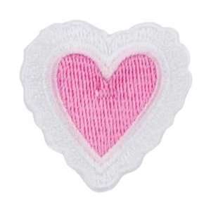  Blumenthal Lansing Iron On Appliques Heart W/Lace Trim 1 