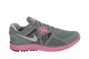 Nike Wmns Lunarglide+ 3 Grey Laser Pink (454315 080) 5 9  