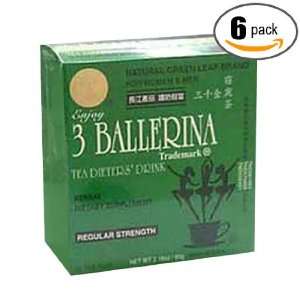  6pk   3 Ballerina Tea   Dieters Tea   30 bags Health 
