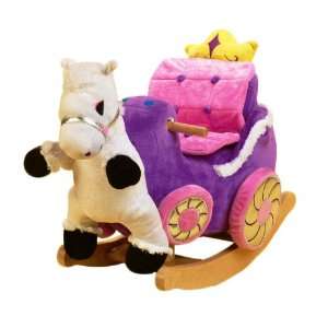    Princess Carriage Plush Rocker with Sound by Rockabye Toys & Games