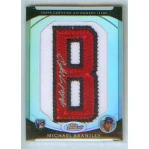  Michael Brantley Rookie RC Autograph 2010 Topps Finest 