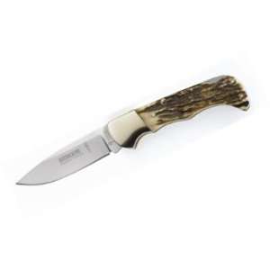  Boker USA Stag Folding Hunter Pocket Knife Sports 