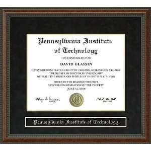 Pennsylvania Institute of Technology (PIT) Diploma Frame  