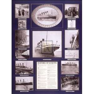  Titanic Poster by Father Browne. Size 24 inches width by 