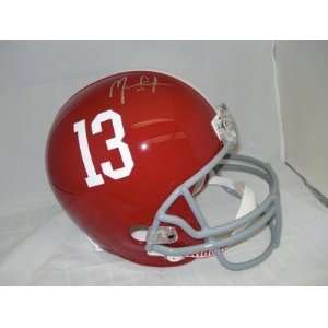  MARK INGRAM Autographed Alabama Crimson Tide FS Helmet 