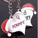 SweetyTrue Love Heart Keychain Key Chain New Gift Couple Keyring 