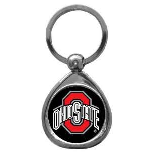 Ohio State Buckeyes NCAA High Polish Chrome Key Tag w/ Photo Dome 