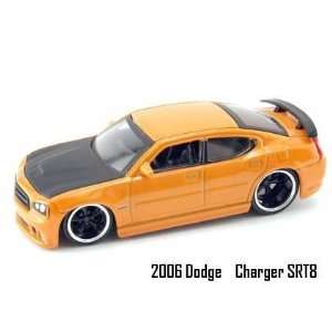  Jada Dub City Big Time Muscle Orange 2006 Dodge Charger 