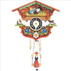   Forest 143KSQ Clock with Swinging Teeter Totter Girl