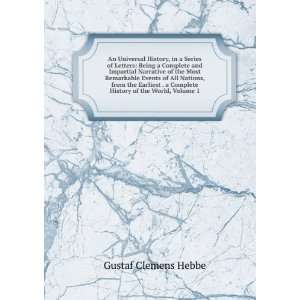  of the World, Volume 1 Gustaf Clemens Hebbe  Books