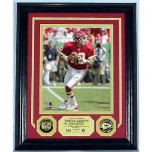 Trent Green Chiefs Photomint:  Sports & Outdoors