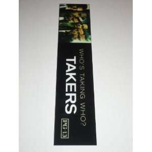  TAKERS (minor imperfections)   2 1/2 x 12 INCH MOVIE MYLAR 