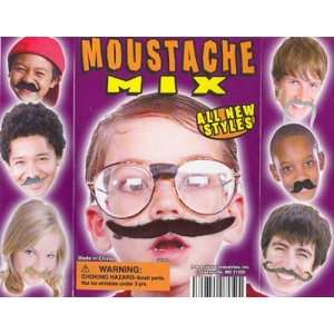  Fuzzy Face Moustaches Vending Capsules: Health & Personal 