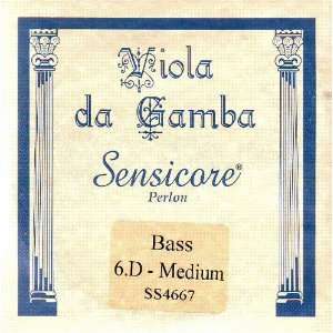  Super Sensitive Viola da Gamba Bass Sensicore Medium 6.D 