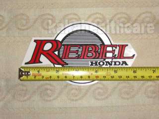 Honda Rebel Gas Tank Emblem Decals Stick Sticker Label  