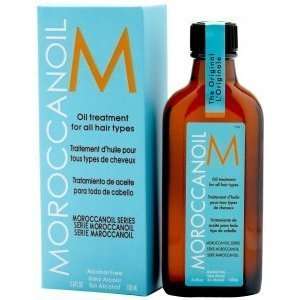 Moroccan Oil Hair Treatment 3.4 Oz Bottle with Blue Box & FREE MINI 