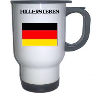  Germany   HILLERSLEBEN White Stainless Steel Mug 