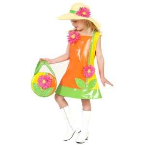 Lets Party By Princess Paradise Flower Hippie Child Costume / Orange 